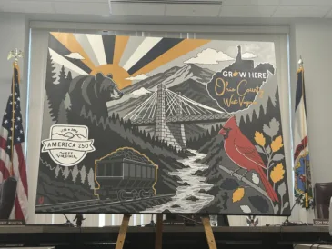 Ohio County Unveils Vondel Bell-Created America 250 Mural